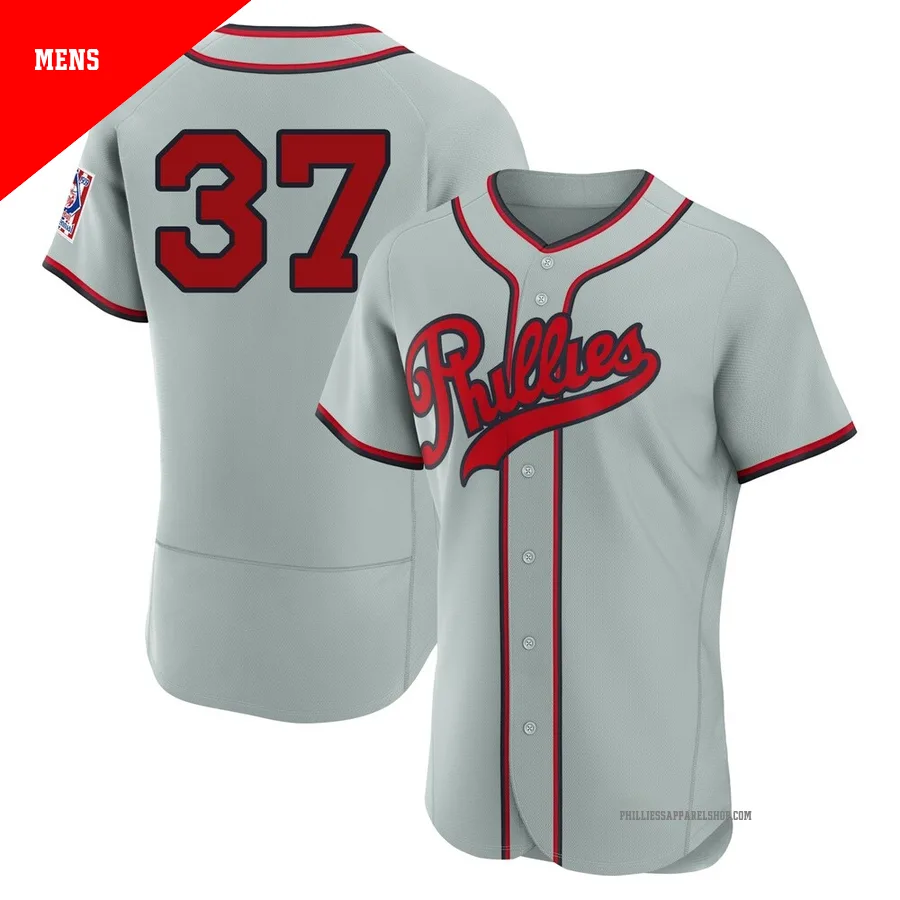 Philadelphia Phillies ＃37 Tim Mayza Men's Gray Authentic 2026 Field Of Dreams Jersey