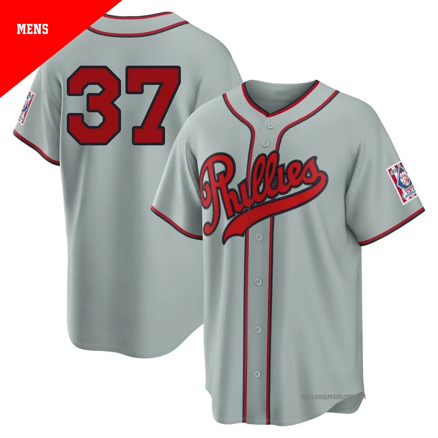 Philadelphia Phillies ＃37 Tim Mayza Men's Gray Limited Stadium 2026 Field Of Dreams Jersey